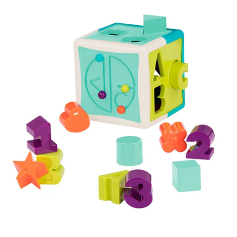 Battat Shape Sorter Cube 13 Pieces