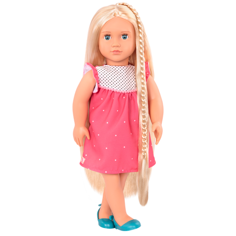 Our Generation Hayley 18" Hair Play Doll with Extendable Braids