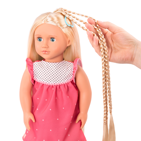 Our Generation Hayley 18" Hair Play Doll with Extendable Braids