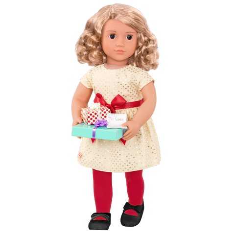 Our Generation Noelle Posable 18" Holiday Doll & a Downloadable Storybook