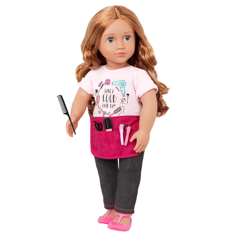 Our Generation Sabrina 18" Hairdresser Doll!