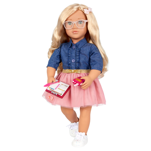 Our Generation Emily Posable 18" Party Planner Doll & Storybook