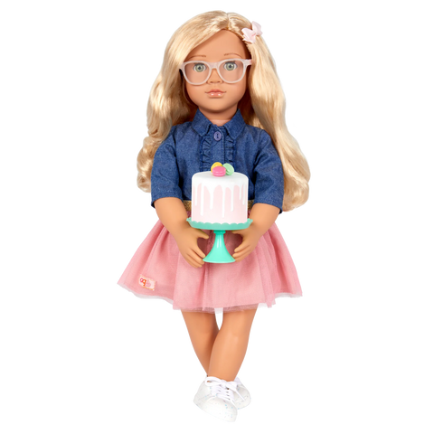 Our Generation Emily Posable 18" Party Planner Doll & Storybook