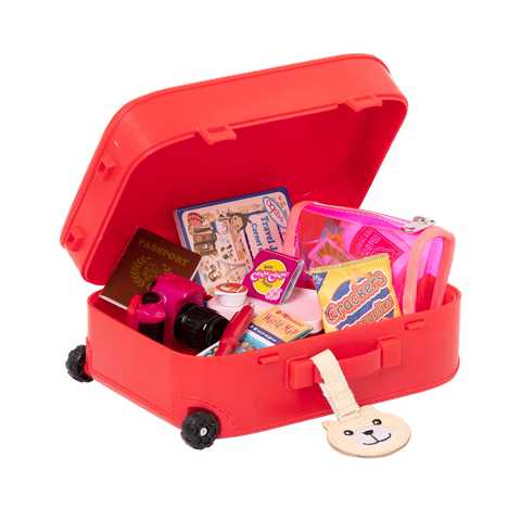 Our Generation Well Traveled Luggage Set 18" Doll Travel Accessories