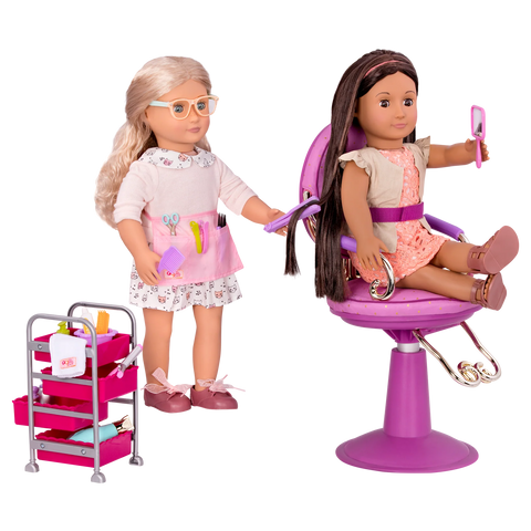 Our Generation Berry Nice Salon Set Hair Salon Set for 18" Dolls