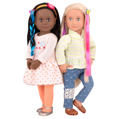 Our Generation Attached at the Clip Hair Accessory Set for 18" Dolls