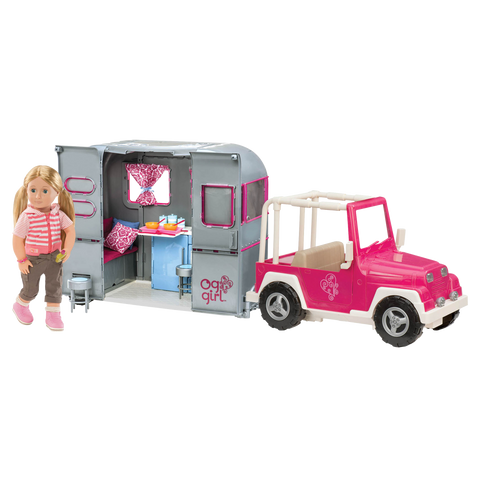 Our Generation My Way and Highways 4×4 Pink and White for 18" Dolls