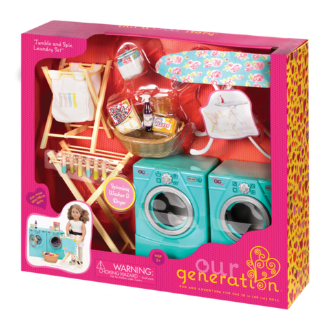 Our Generation Tumble and Spin Laundry Set for 18" Dolls