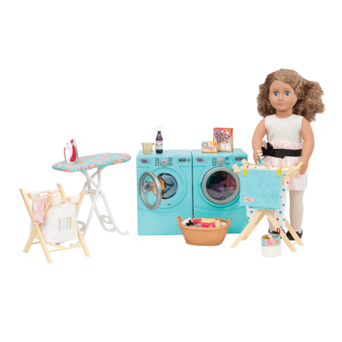 Our Generation Tumble and Spin Laundry Set for 18" Dolls