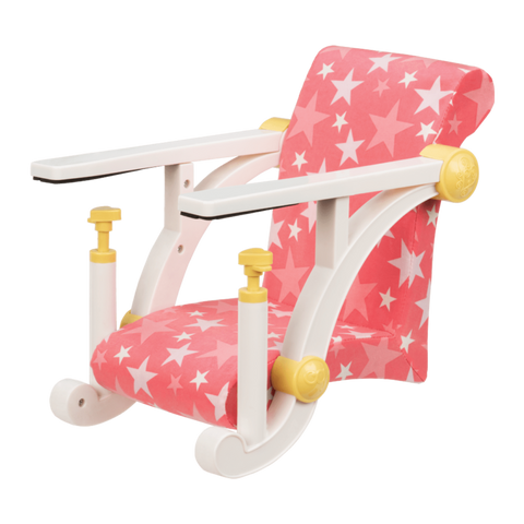 Our Generation Let’s Hang Clip-On Chair Pink Stars for 18" Dolls