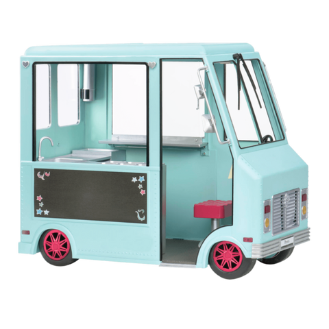 Our Generation Sweet Stop Ice Cream Truck Blue for 18" Dolls