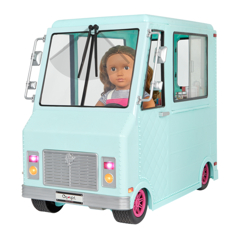 Our Generation Sweet Stop Ice Cream Truck Blue for 18" Dolls