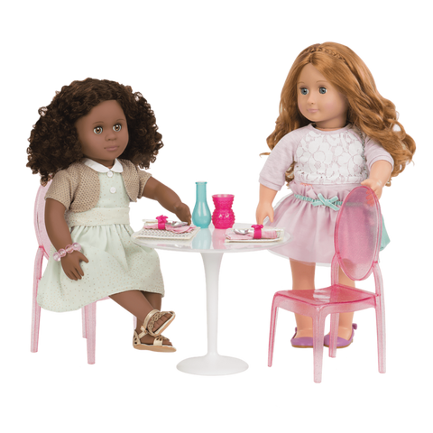 Our Generation Table For Two Furniture Set for 18" Dolls