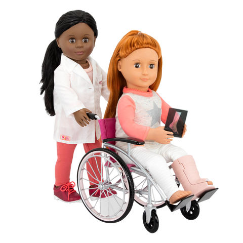 Our Generation Heals on Wheels Wheelchair Set For 18" Dolls