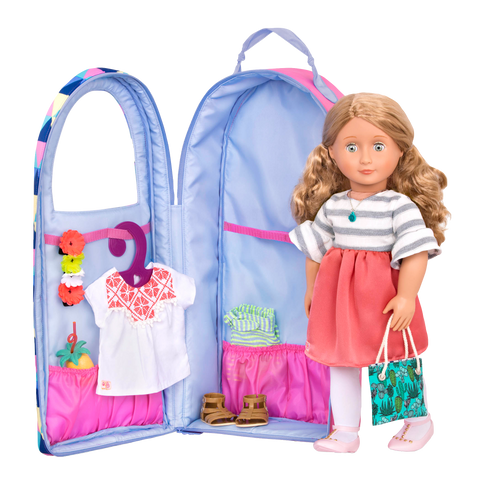 Our Generation Going My Way Doll Carrier Geometric for 18" Dolls