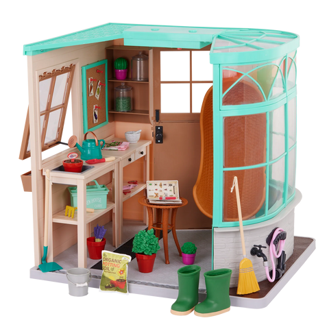 Our Generation Room To Grow Greenhouse 18" Doll Garden Playset