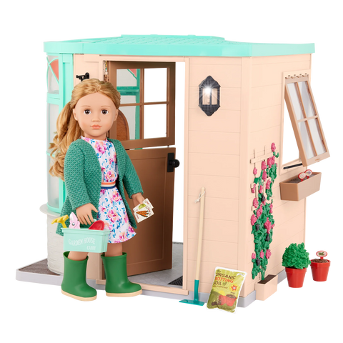 Our Generation Room To Grow Greenhouse 18" Doll Garden Playset