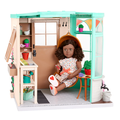 Our Generation Room To Grow Greenhouse 18" Doll Garden Playset