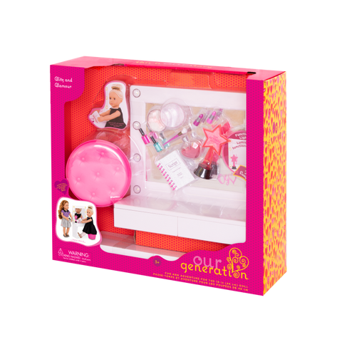 Our Generation Glitz & Glamour Dressing Room Set for 18" Dolls!