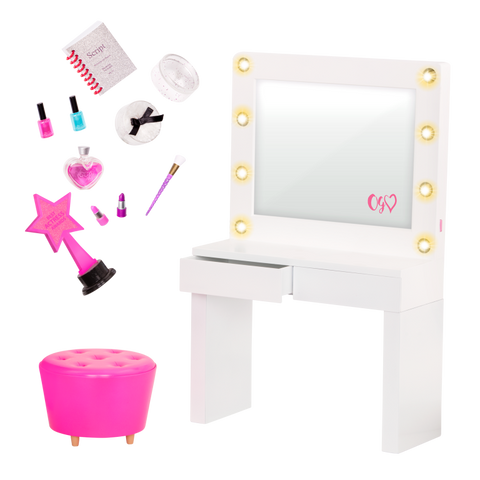 Our Generation Glitz & Glamour Dressing Room Set for 18" Dolls!