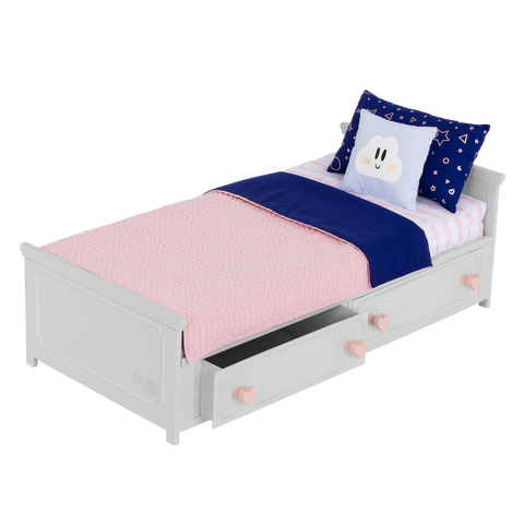 Our Generation Starry Slumbers Platform Bed for 18" Dolls