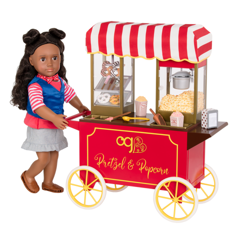 Our Generation Poppin’ Plenty Snack Cart for 18" Dolls