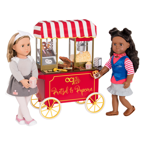 Our Generation Poppin’ Plenty Snack Cart for 18" Dolls