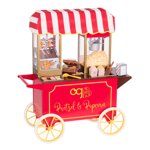 Our Generation Poppin’ Plenty Snack Cart for 18" Dolls