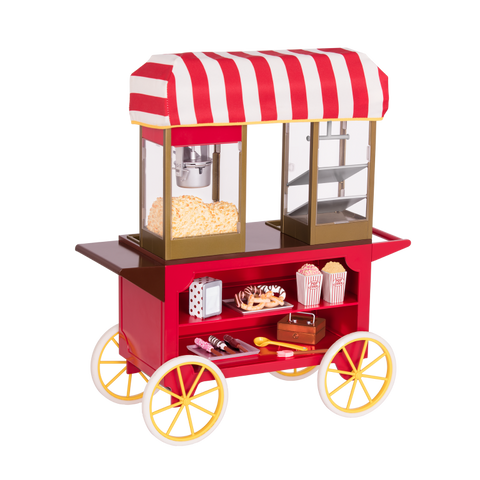 Our Generation Poppin’ Plenty Snack Cart for 18" Dolls