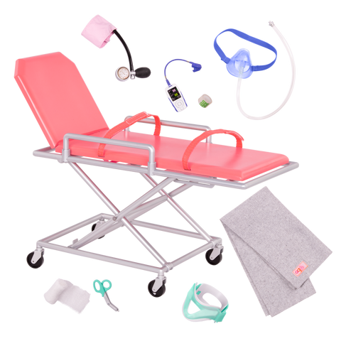 Medi-Care Medical Set with Stretcher for 18" Dolls