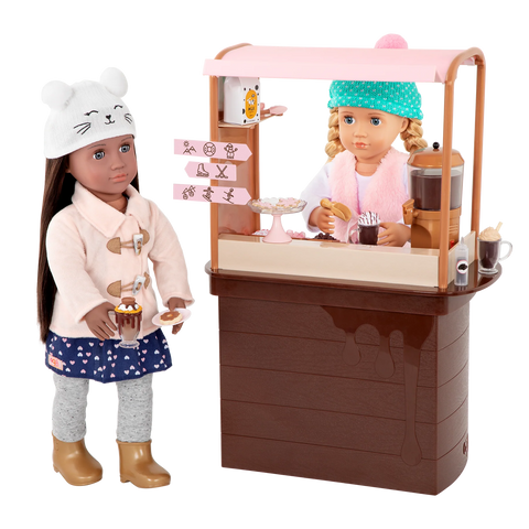 Our Generation Choco-Tastic Stand Hot Chocolate Stand for 18" Dolls