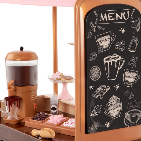 Our Generation Choco-Tastic Stand Hot Chocolate Stand for 18" Dolls