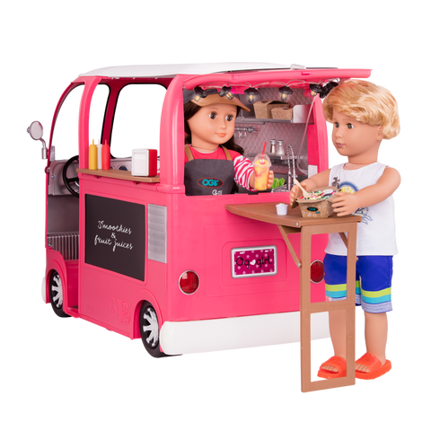 Our Generation Grill to Go Food Truck Pink for 18" Dolls