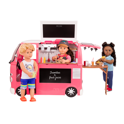 Our Generation Grill to Go Food Truck Pink for 18" Dolls