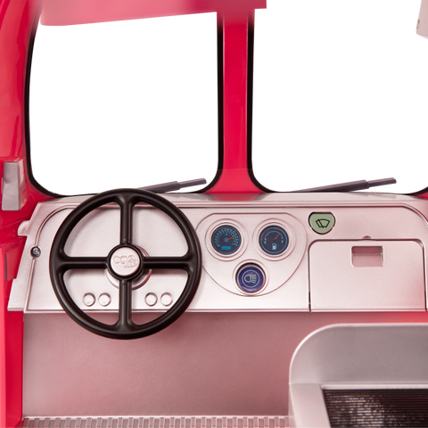 Our Generation Grill to Go Food Truck Pink for 18" Dolls