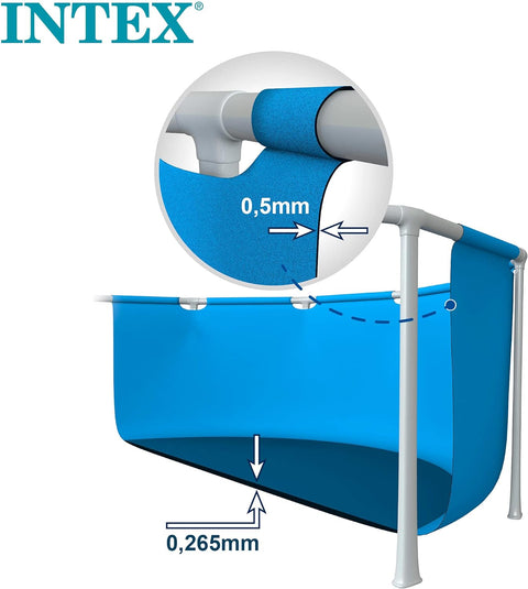 Intex - Beachside Metal Frame Pool With Filter Pump 305x76cm