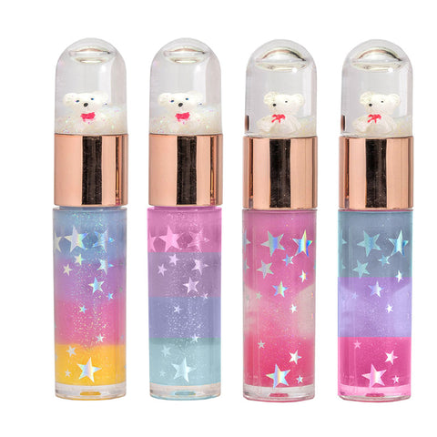 Bear Glitter Effect Lip Gloss