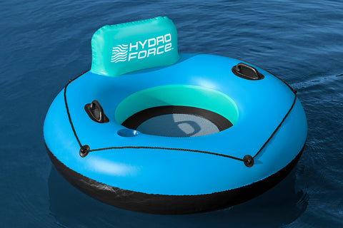 Bestway Hydro-Force Swim Ring White Cap Rider With Backrest 119 cm