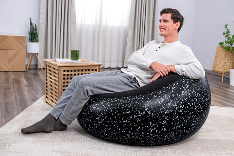 Bestway Inflate-A-Chair Air Chair 112x112x66cm Black