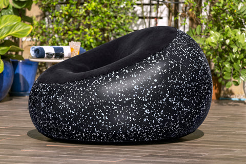 Bestway Inflate-A-Chair Air Chair 112x112x66cm Black
