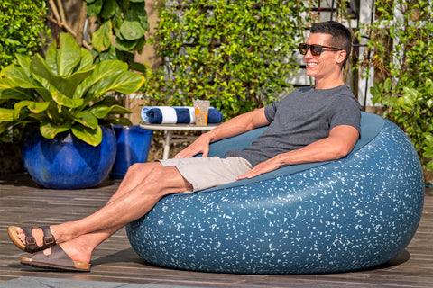 Bestway Inflate-A-Chair Air Chair 112x112x66cm Blue