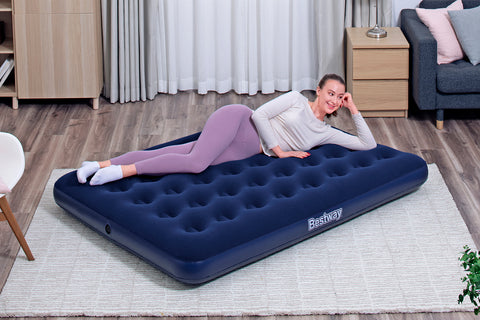 Bestway Double Airbed with External Electric Air Pump 191x137x22cm