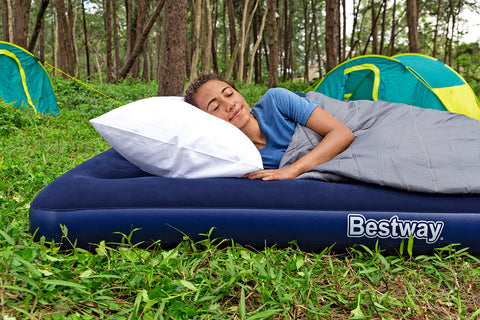 Bestway Double Airbed with External Electric Air Pump 191x137x22cm