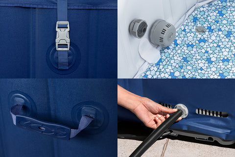 Bestway Lay-Z-Spa Hawaii AirJet Energy-Saving 180x180x71cm 6 people