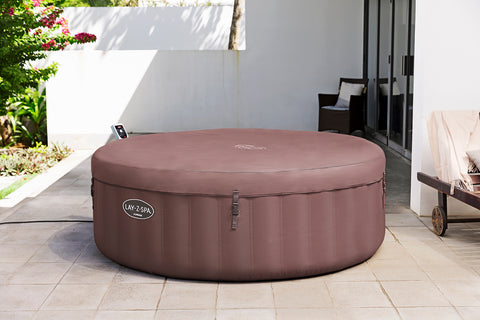 Bestway Lay-Z-Spa Hawaii Smart AirJet Energy-Saving Terracotta Round 196x71cm 6 Person