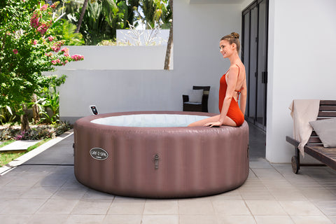 Bestway Lay-Z-Spa Hawaii Smart AirJet Energy-Saving Terracotta Round 196x71cm 6 Person