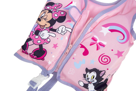 Bestway Swim Safe ABC Disney Junior Minnie Mouse Fabric Swim Vest S/M 11-18Kg