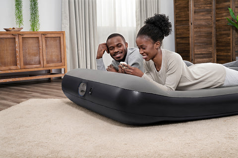 Bestway TriTech Double Airbed With USB-Electric Air Pump 203x152x30cm