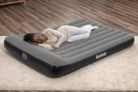 Bestway TriTech Double Airbed With USB-Electric Air Pump 203x152x30cm