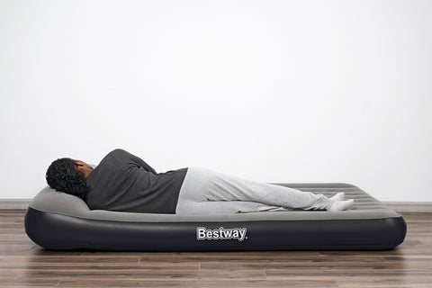 Bestway TriTech Double Airbed With USB-Electric Air Pump 203x152x30cm